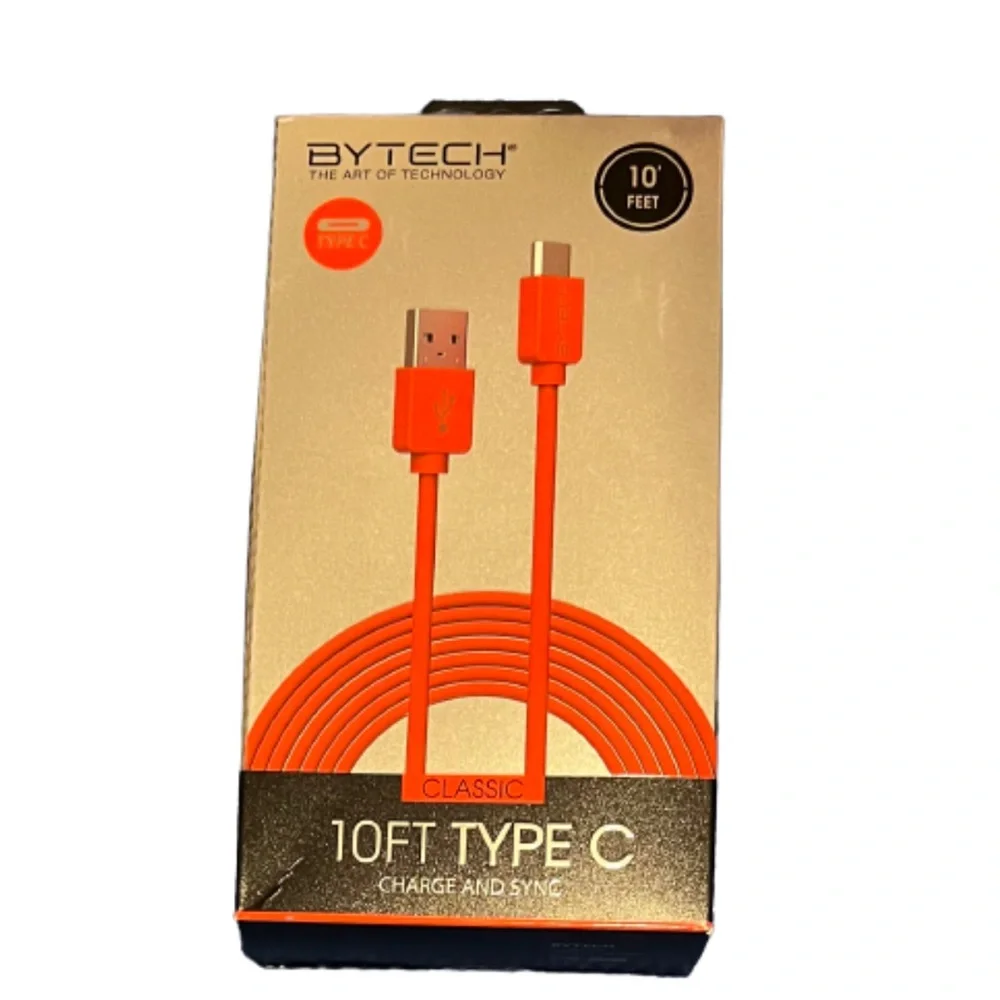 10” Heavy Duty C-Type Micro USB Cable Charge And Sync Connector High Performance